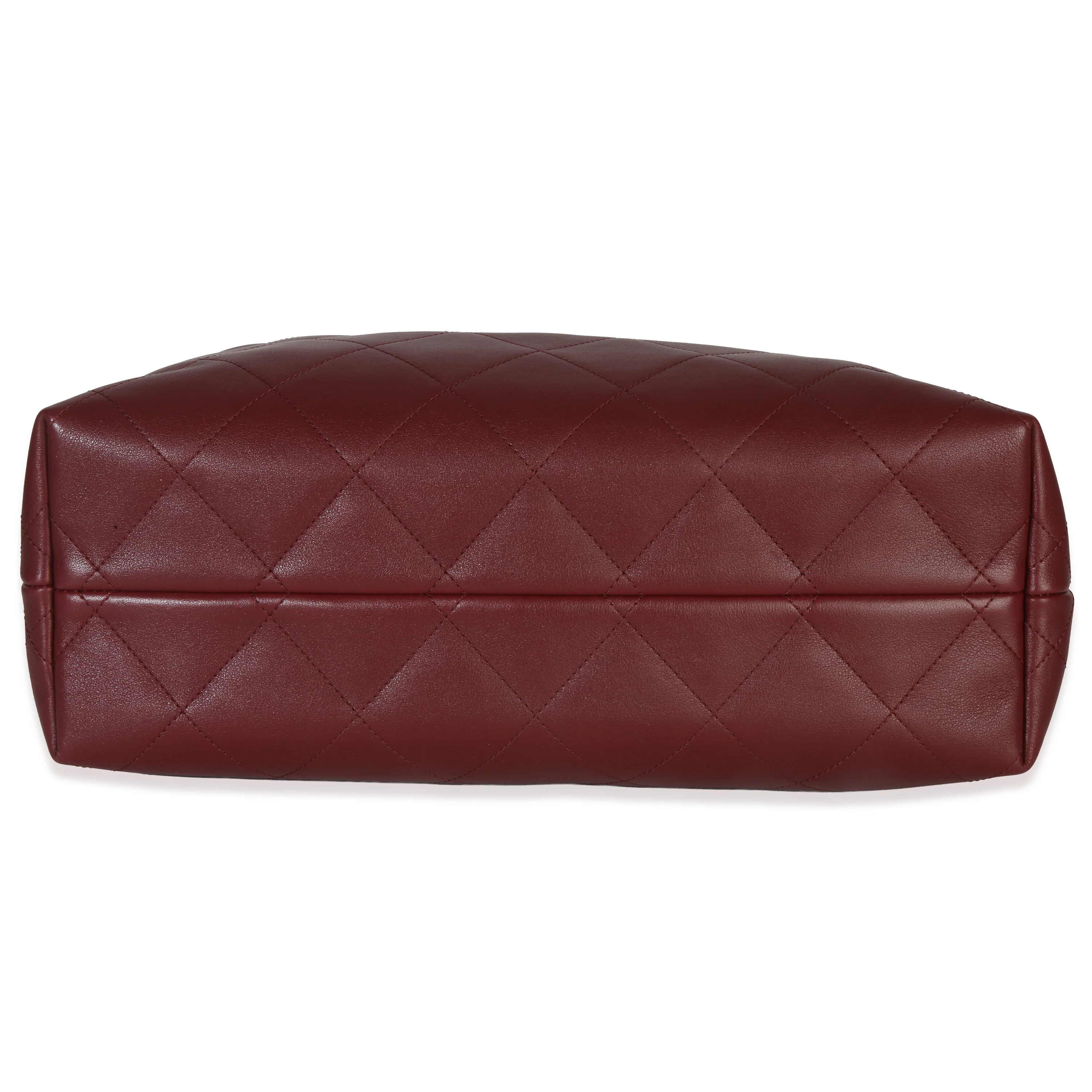 25A Burgundy Quilted Calfskin Small Coco Hobo - Image 5
