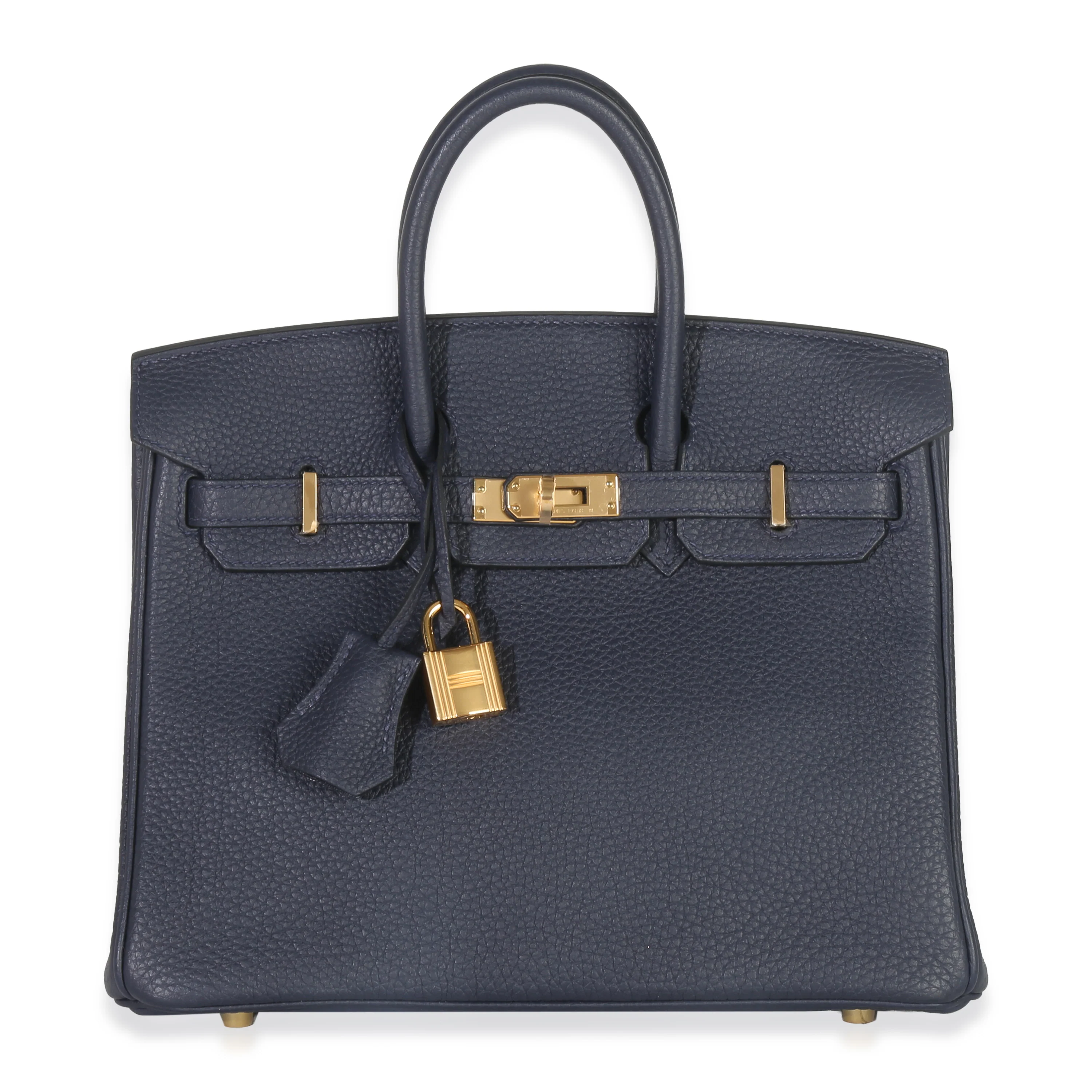 Bleu Nuit Togo Birkin 25 GHW