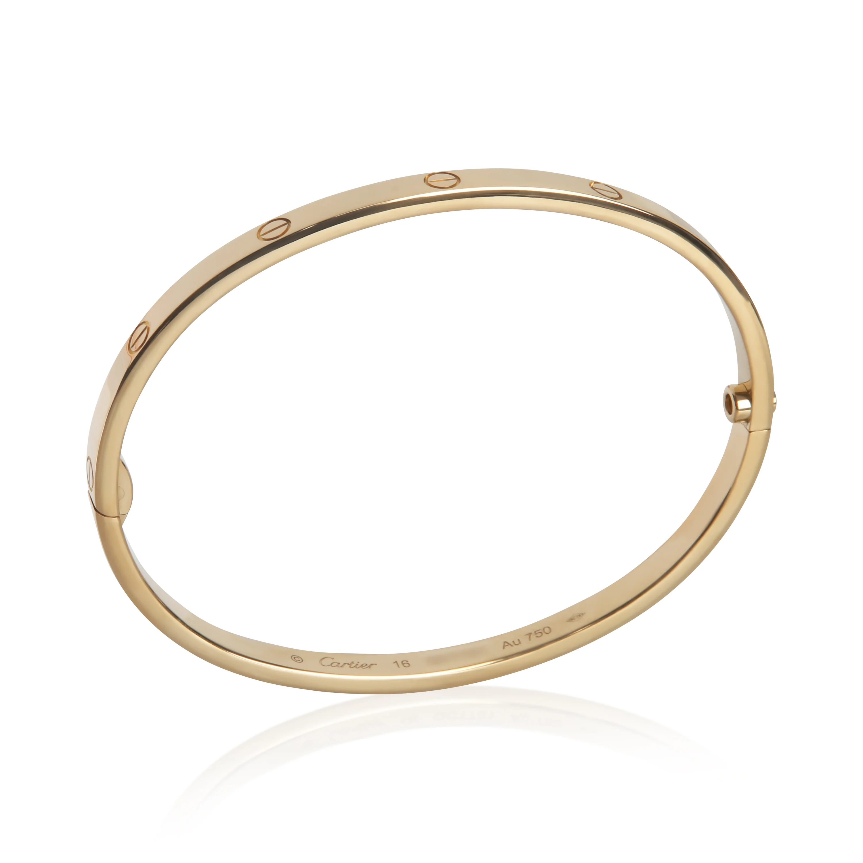 Yellow Gold  Small Model Love Bracelet - Image 6