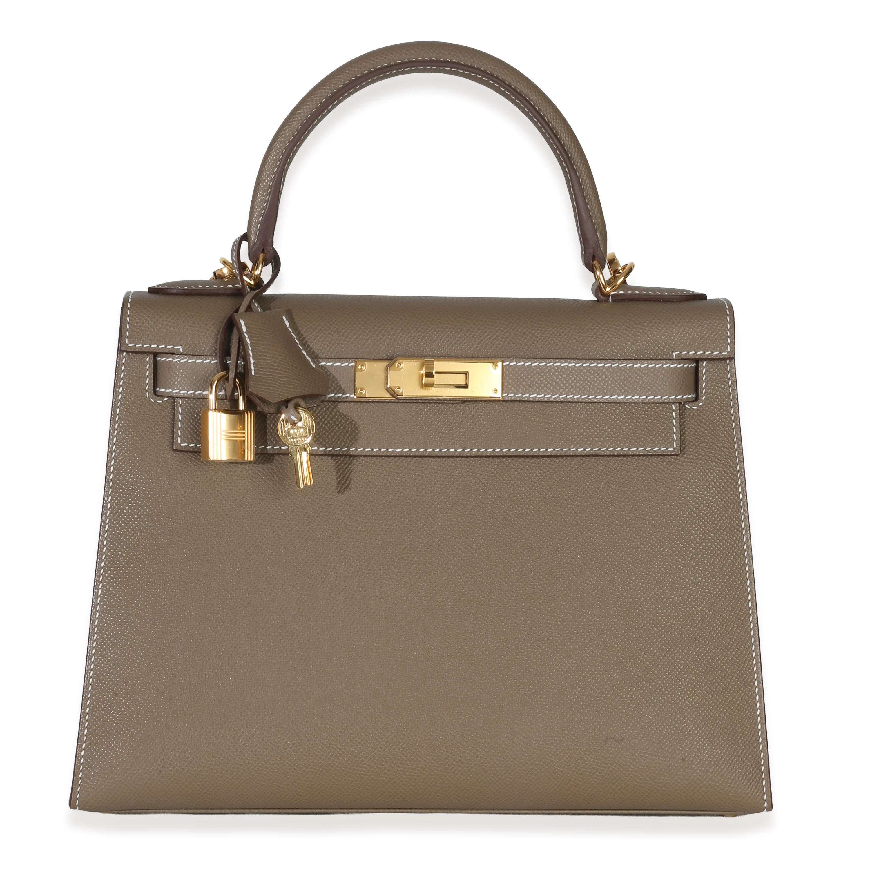 Etoupe Epsom Sellier Kelly 28 GHW