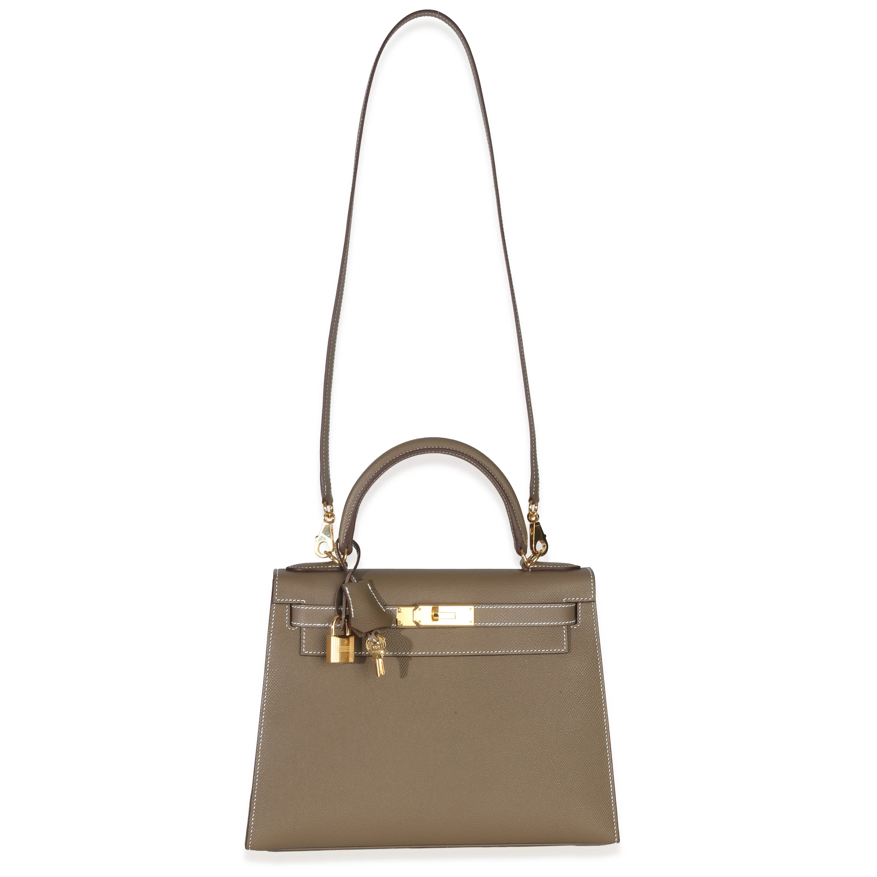 Etoupe Epsom Sellier Kelly 28 GHW - Image 11