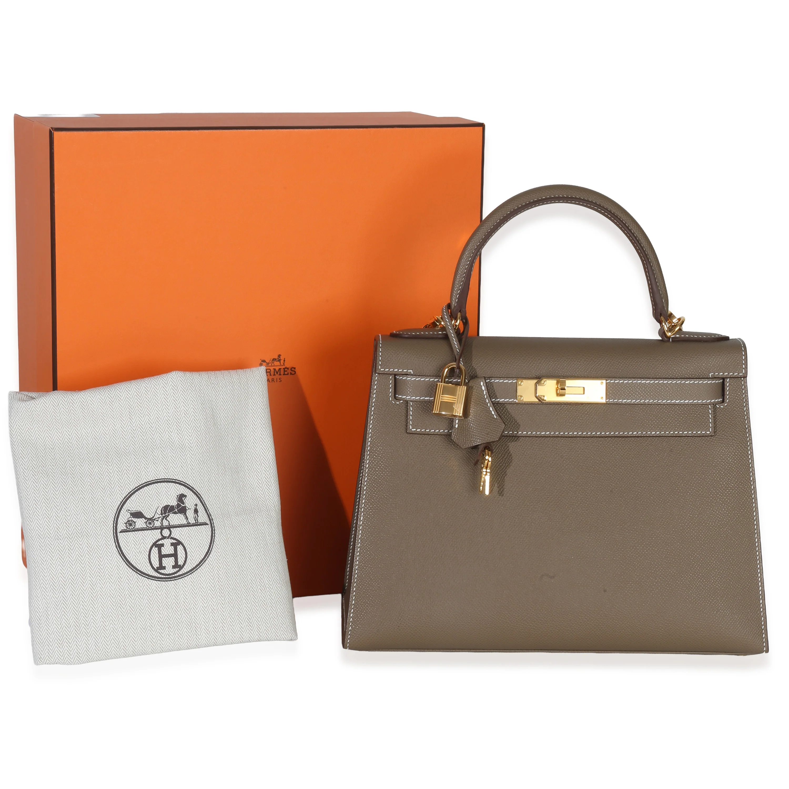 Etoupe Epsom Sellier Kelly 28 GHW - Image 2
