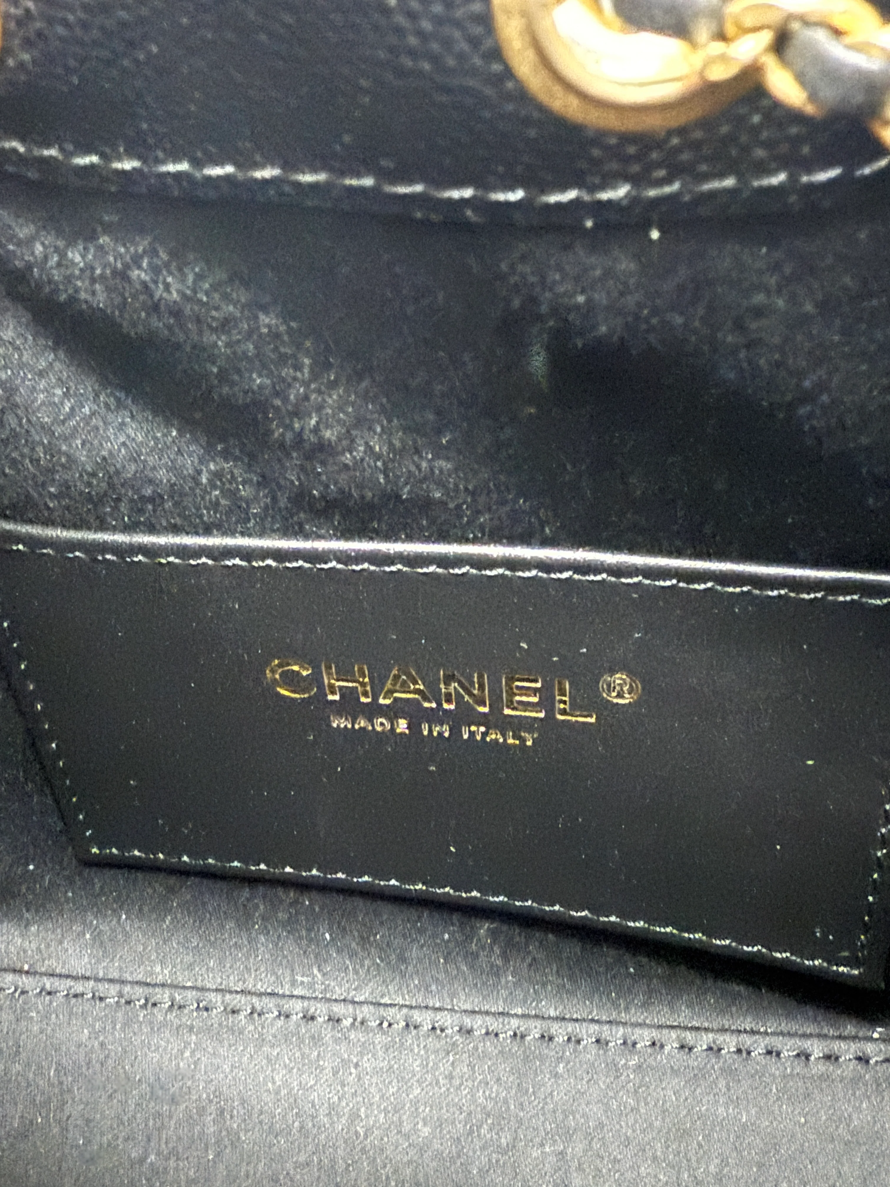 26P Black Quilted Caviar Mini Chanel 25 Hobo Handbag - Image 10