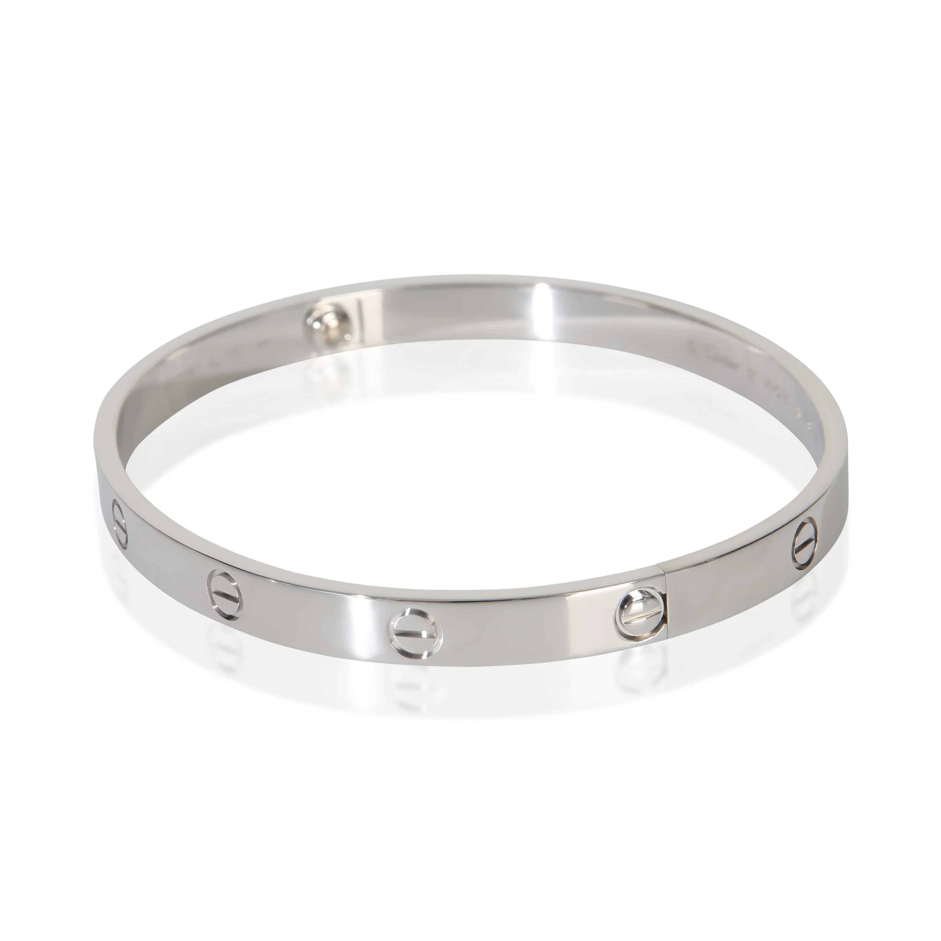 White Gold Love Bracelet - Image 2