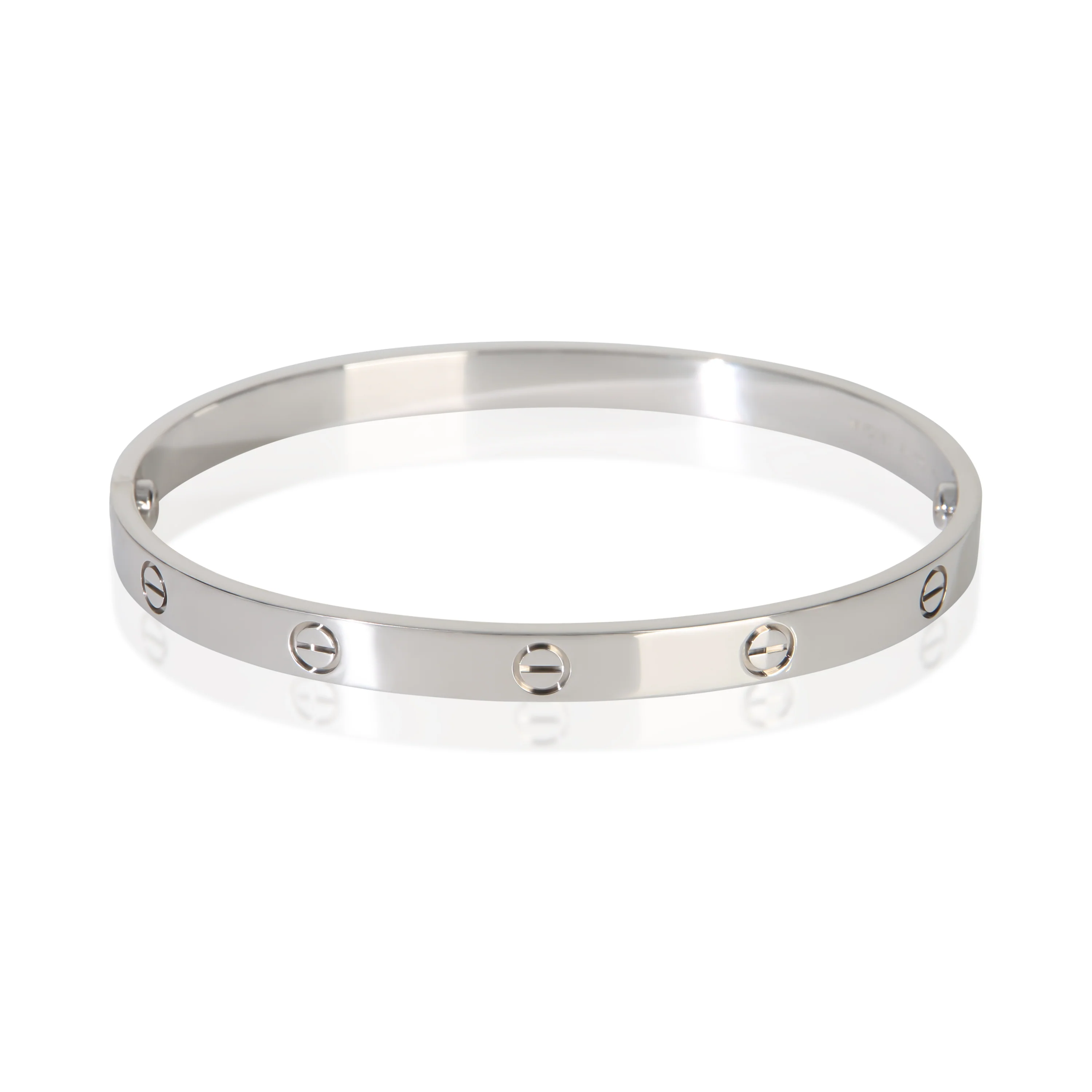 White Gold Love Bracelet - Image 3