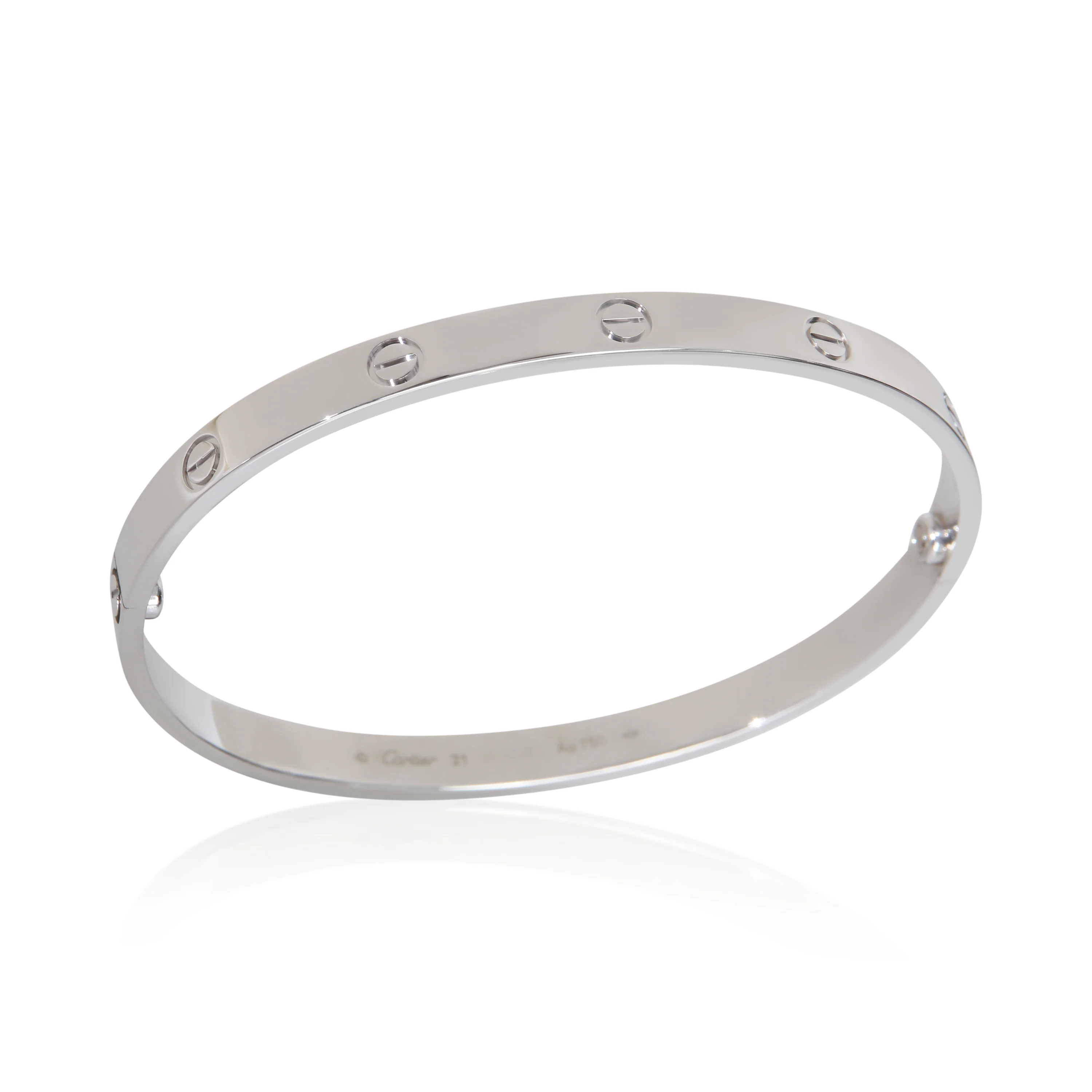 White Gold Love Bracelet - Image 4