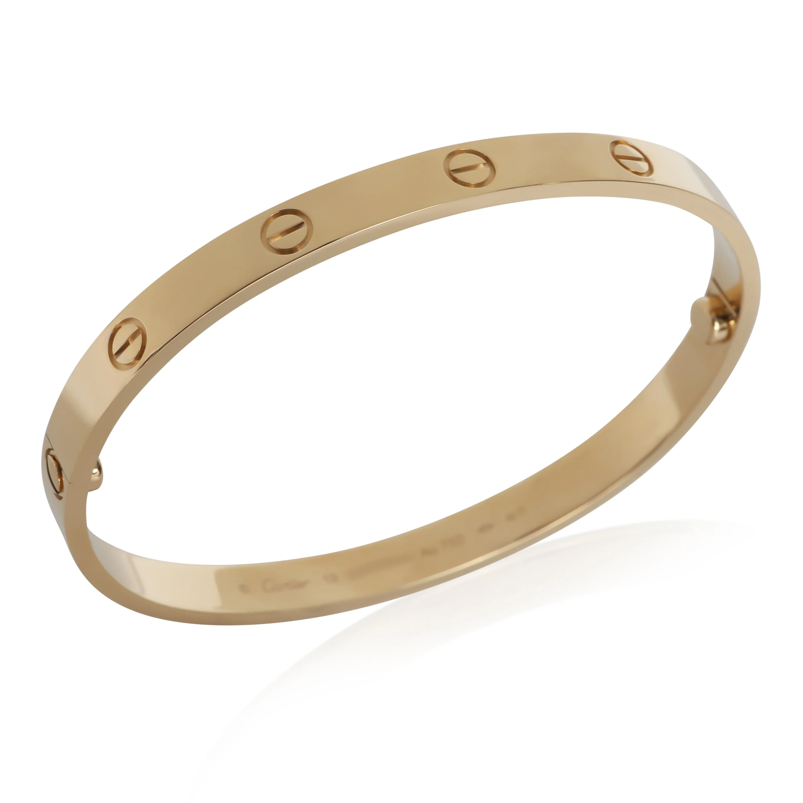 Yellow Gold Love Bracelet - Image 4