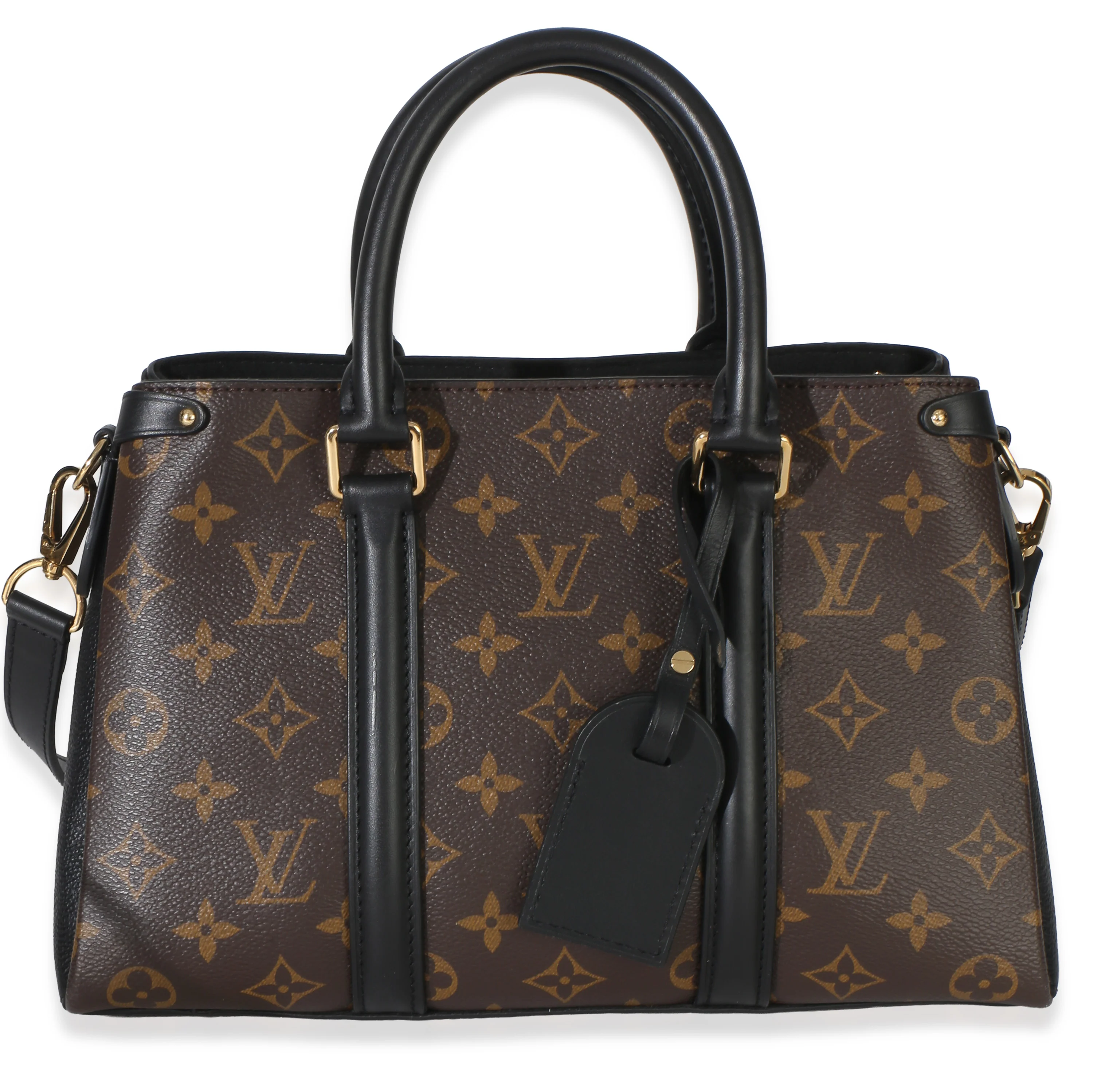 Black Monogram Canvas Soufflot BB