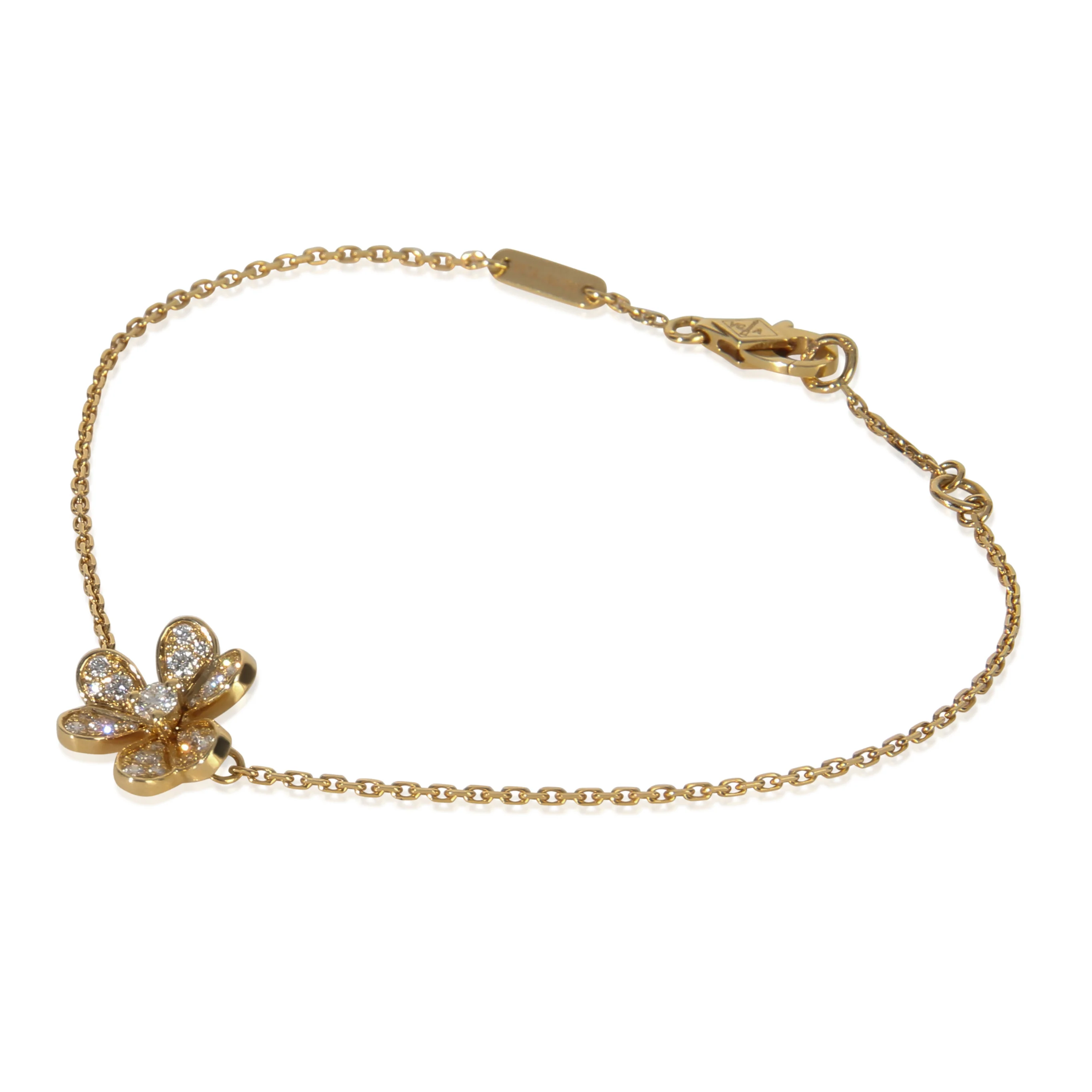 Yellow Gold Diamond Mini Frivole Bracelet - Image 2