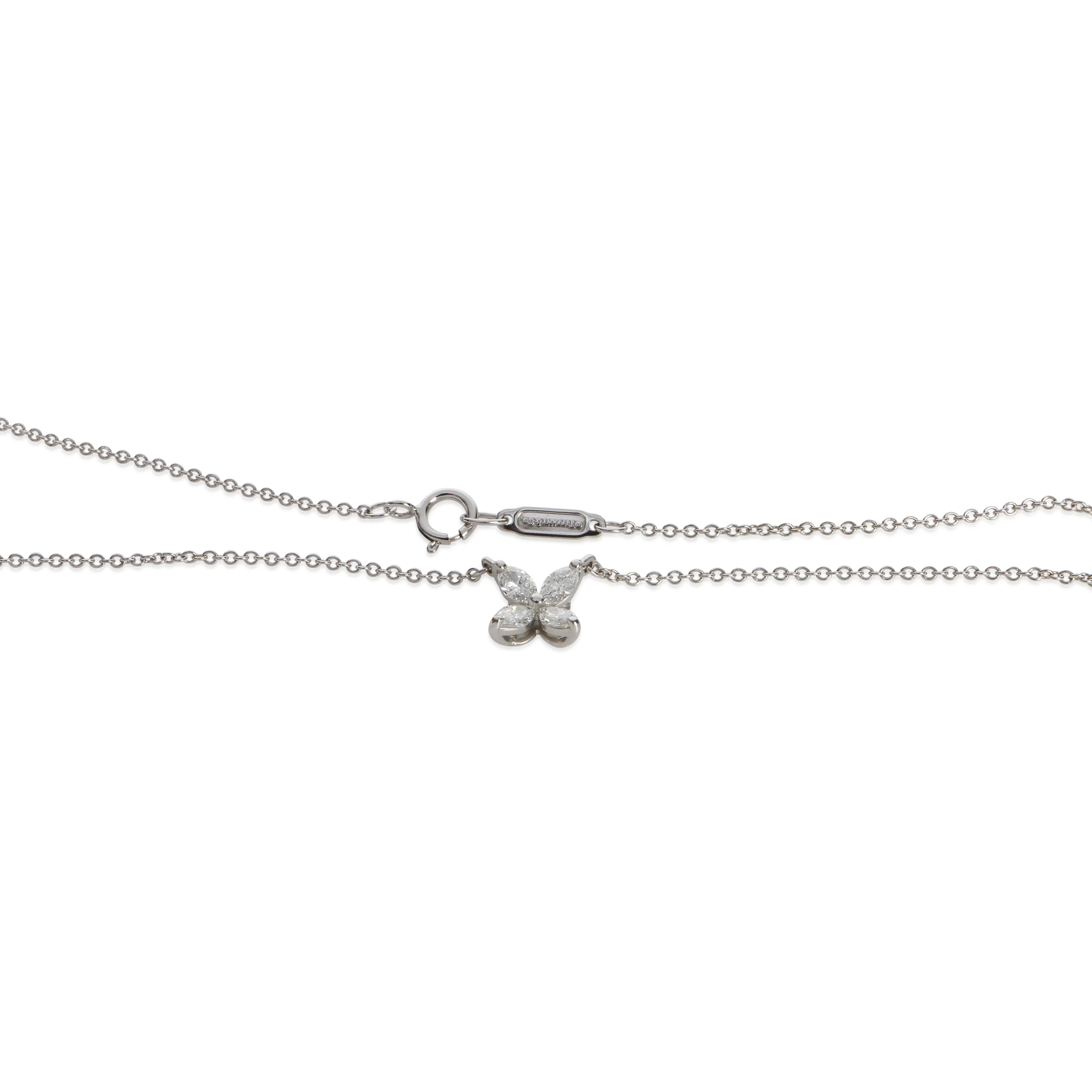 Platinum Diamond Small Model Victoria Pendant