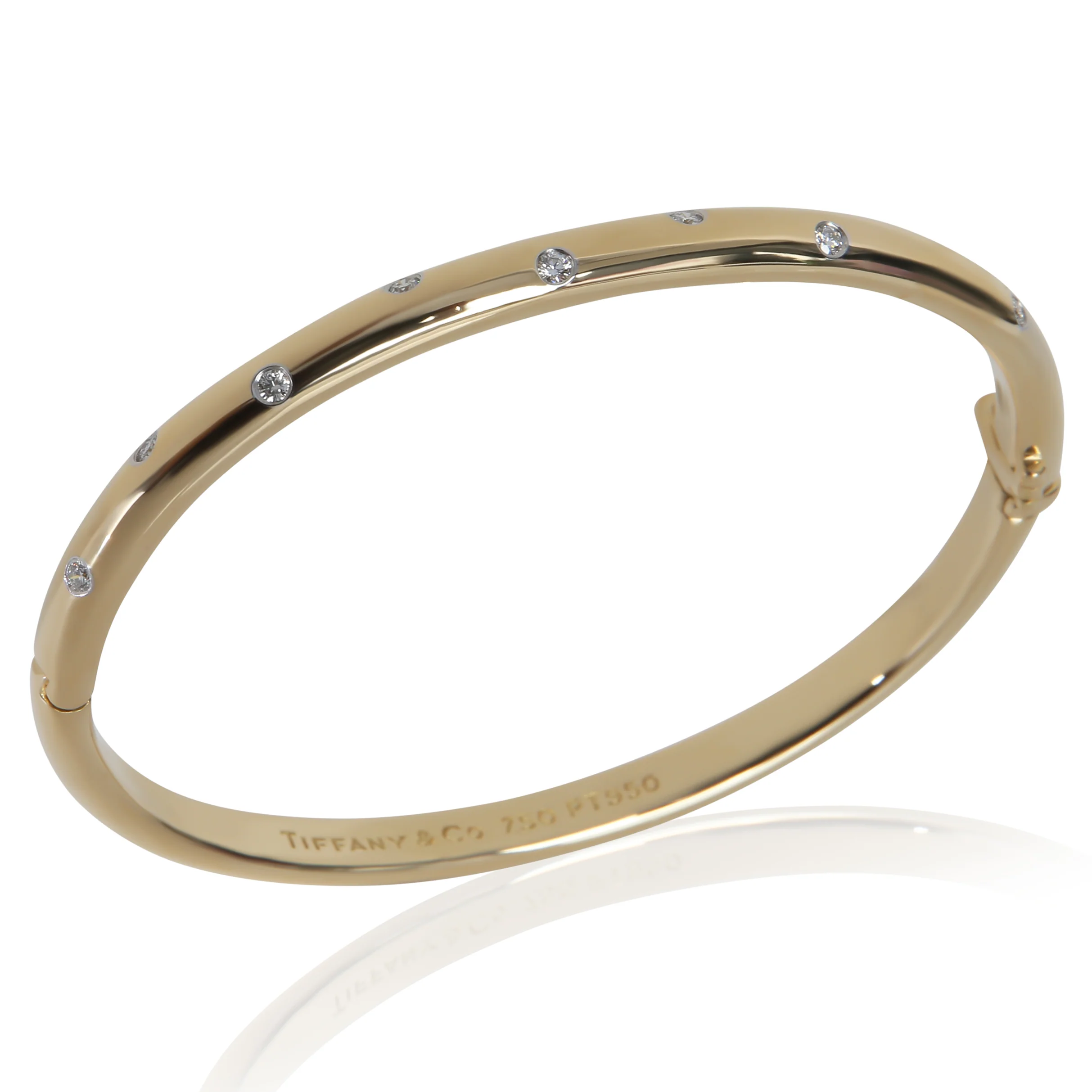 Yellow Gold & Platinum Diamond Etoile Bracelet - Image 4