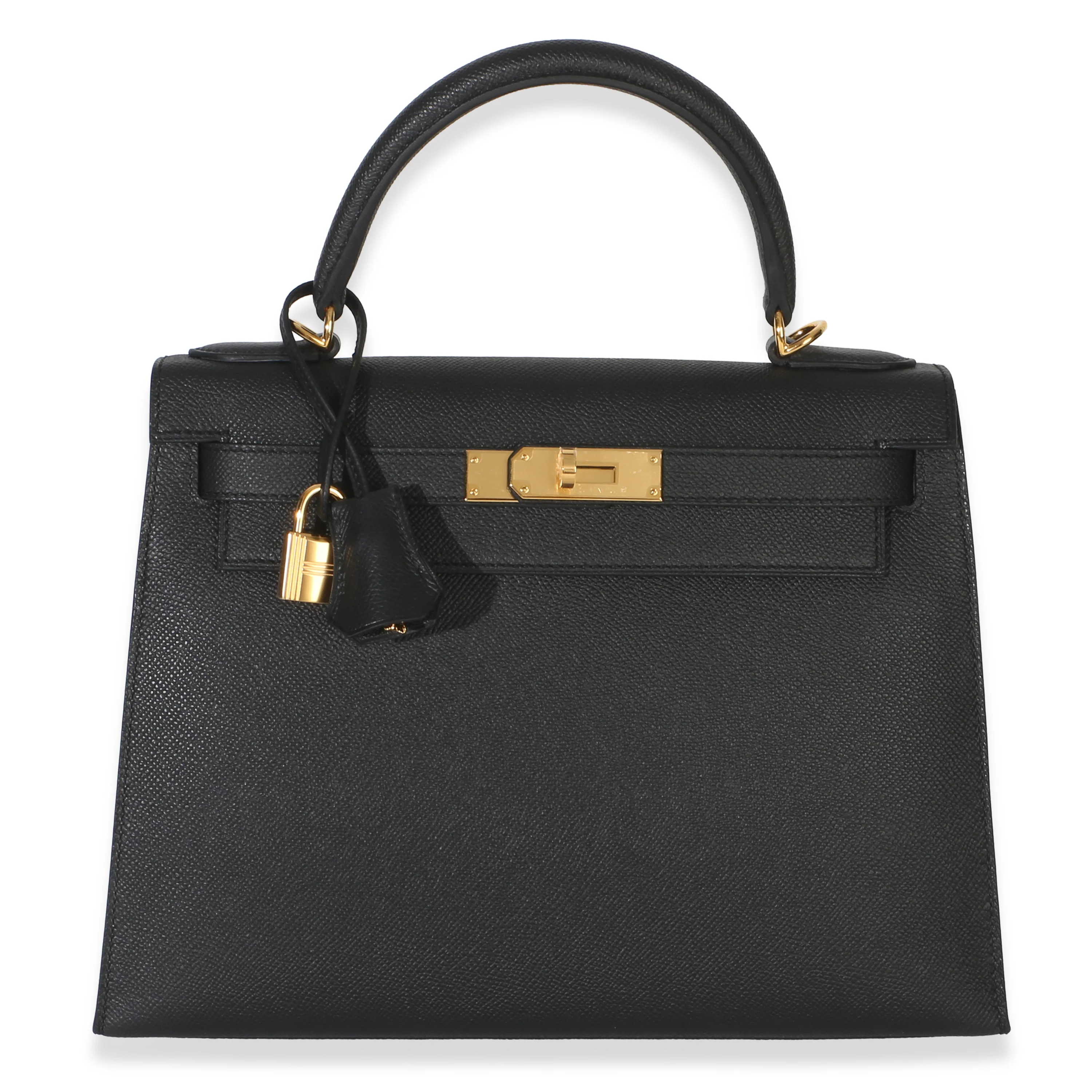 Black Epsom Sellier Kelly 28 PHW