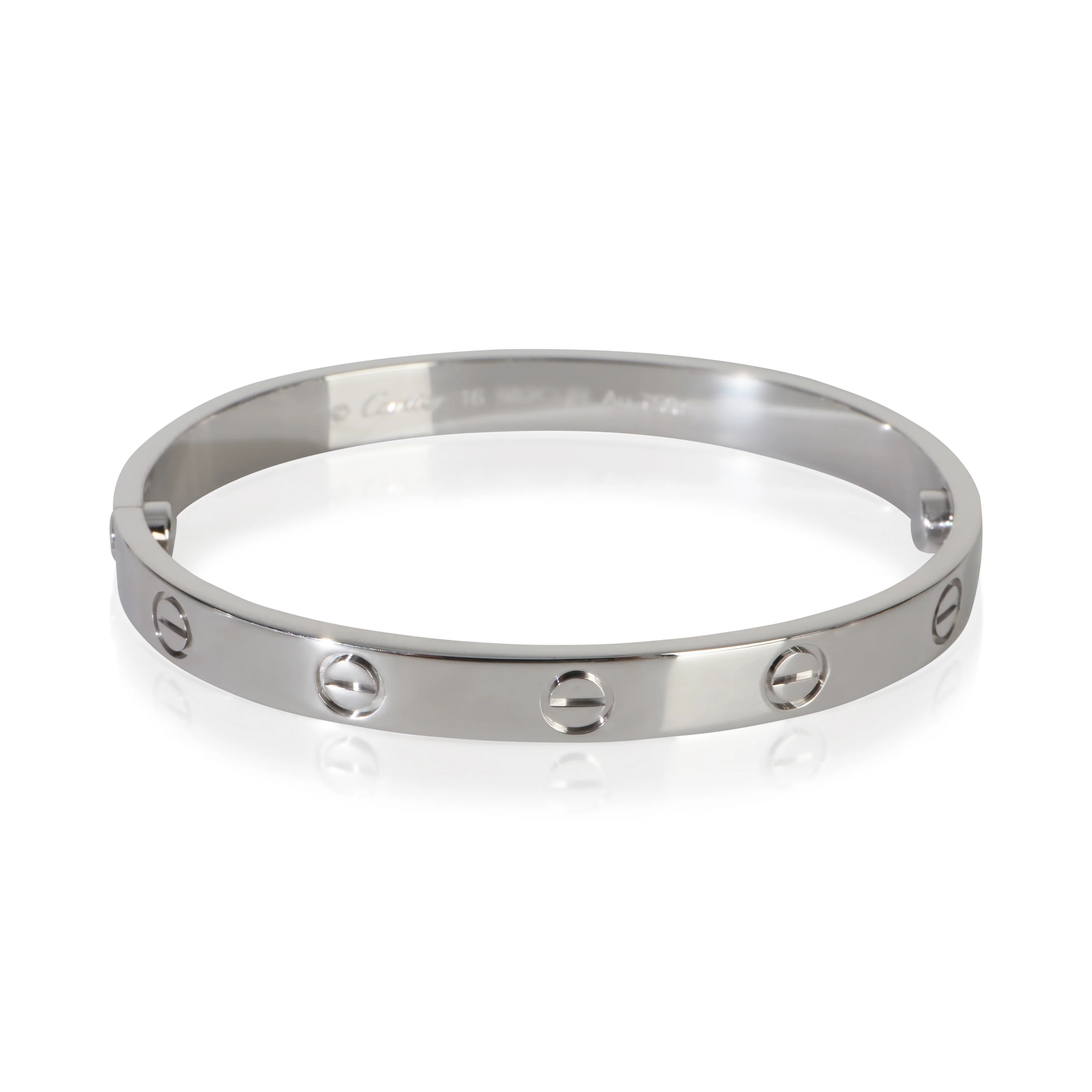 White Gold Love Bracelet