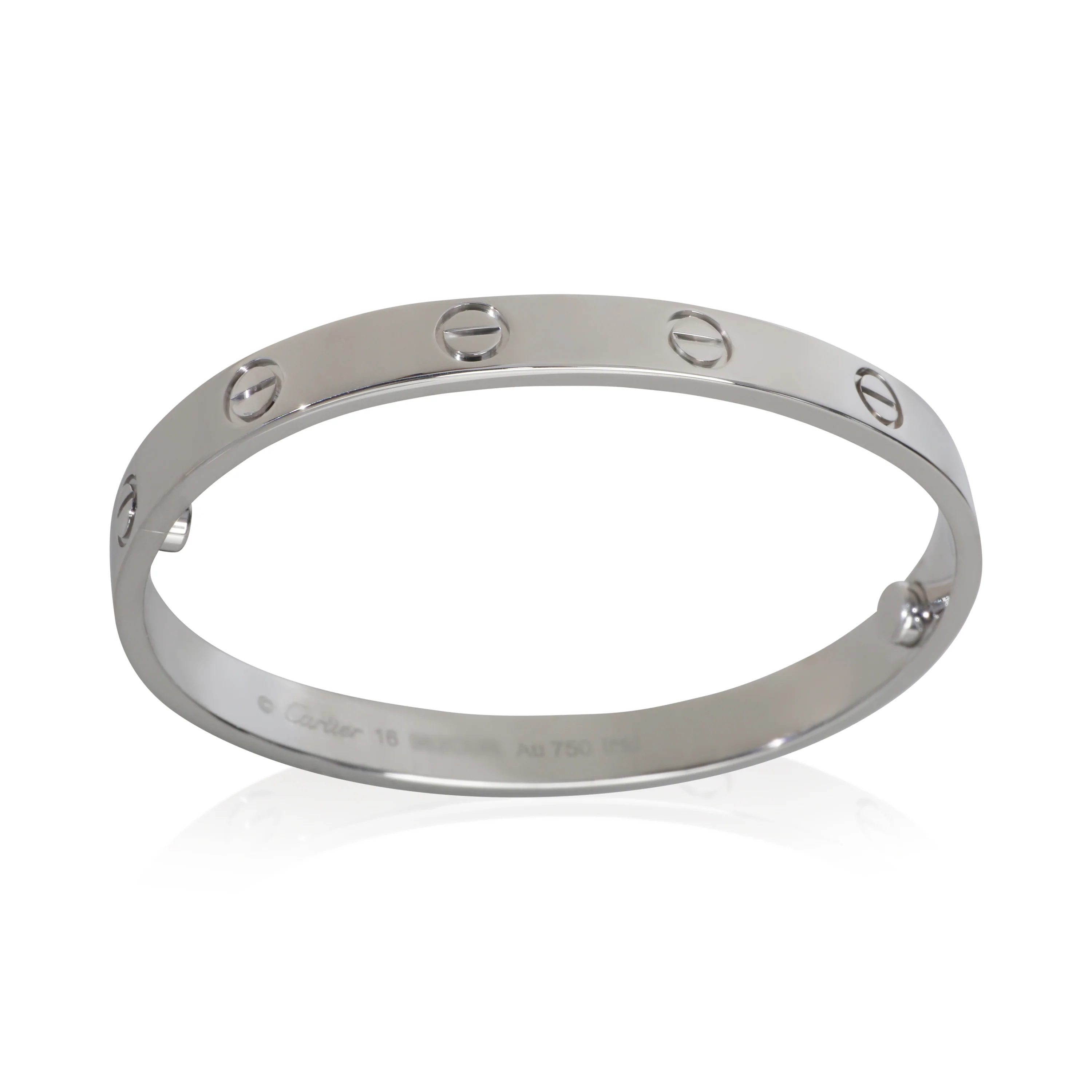 White Gold Love Bracelet - Image 4