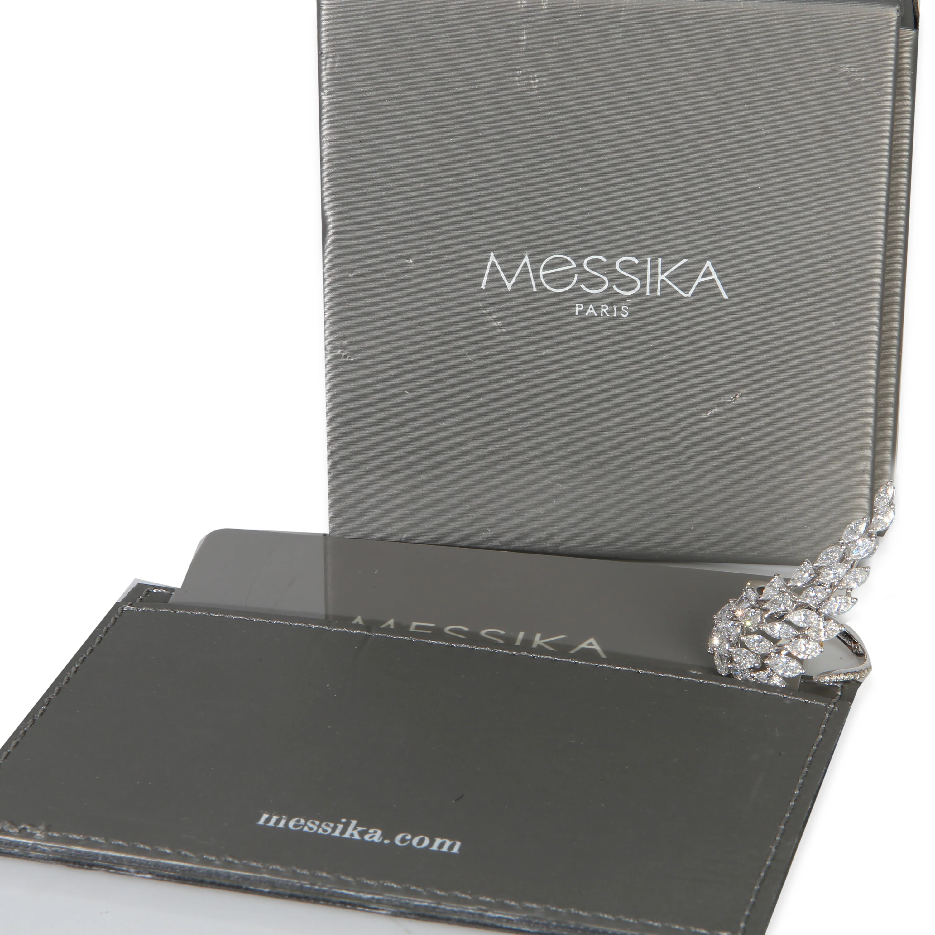 White Gold Diamond Angel Wing Ring - Image 6